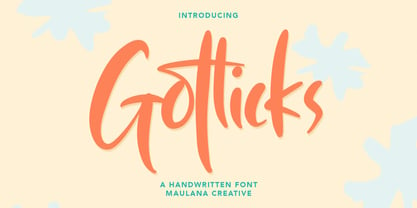 Gotlicks Font Poster 1