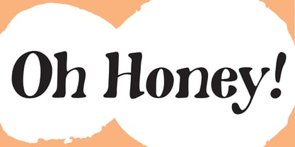 Oh Honey Font Poster 1