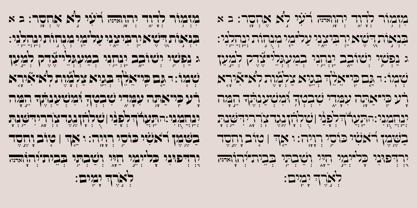 Hebrew Europa Font Poster 4