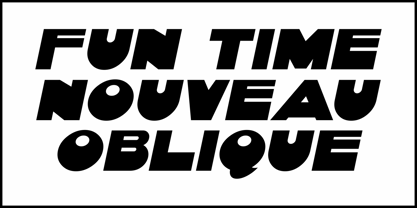 Fun Time Nouveau JNL Font Poster 4