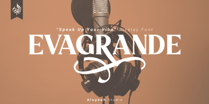 Al Evagrande Font Poster 1