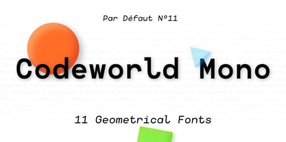 Codeworld Mono Font Poster 1