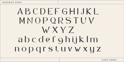 Geefray Font Poster 7