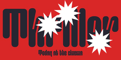 Life Cinema Screen Font Poster 5