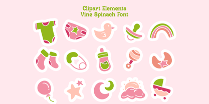 Vine Spinach Font Poster 6