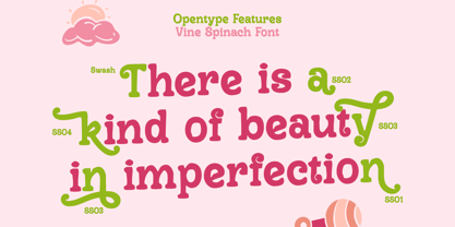 Vine Spinach Font Poster 8