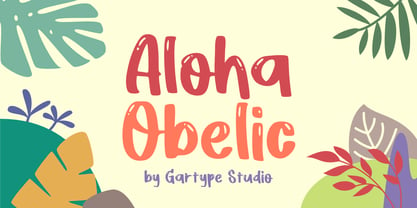 Aloha Obelic GT Font Poster 1