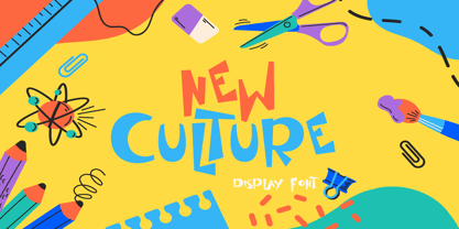 New Culture Font Poster 1