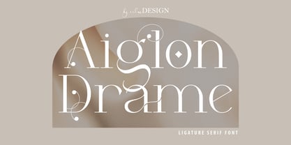 Aiglon Drame Font Poster 1