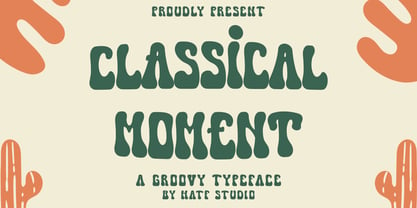 Classical Moment Font Poster 1