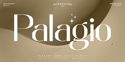 Palagio Font Poster 1