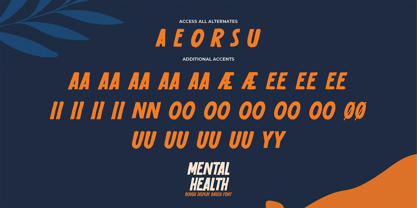 Mental Health Font Poster 7