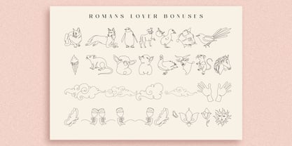 Romans Lovers Font Poster 10