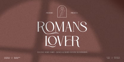 Romans Lovers Font Poster 1