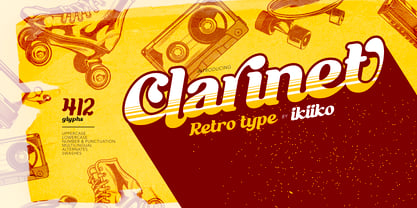 Clarinet Font Poster 1