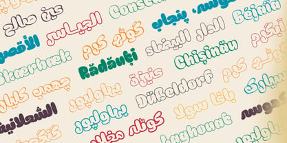 Meila Arabic Font Poster 4