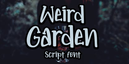 Weird Garden Font Poster 1