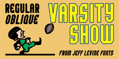 Varsity Show JNL Font Poster 1