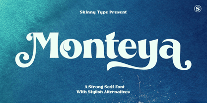 Monteya Font Poster 1
