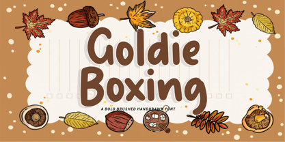Goldie Boxing Font Poster 1