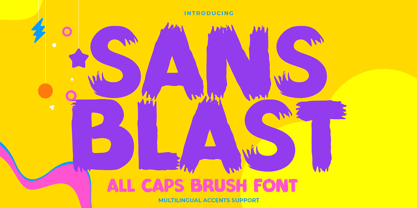 Sansblast Font Poster 1