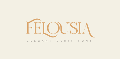 Felousia Font Poster 1
