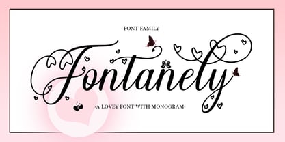 Fontanely Font Poster 1