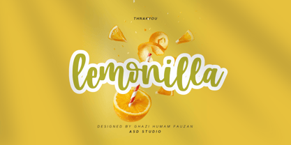 Lemonilla Font Poster 8