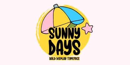 Sunny Days Font Poster 1