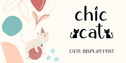 Chic Cat Font Poster 1