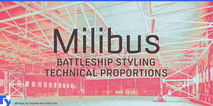 Milibus Font Poster 1