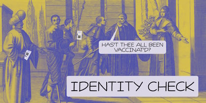 Identity Check Font Poster 1