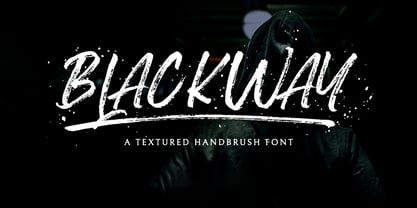 Blackway Brush Font Poster 1