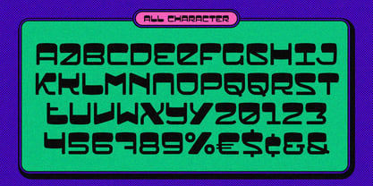 Blastvader Font Poster 9