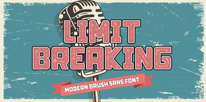 Limit Breaking Font Poster 1