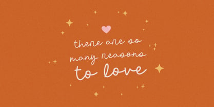 A Little of Love Font Poster 6