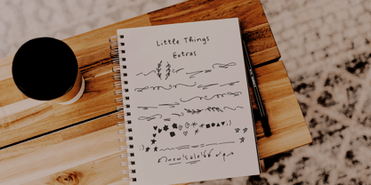 Little Things Fuente Póster 8