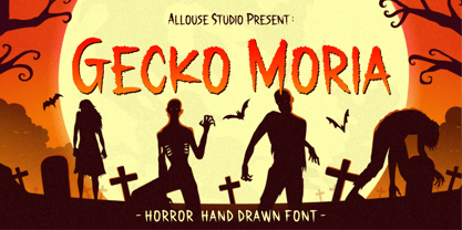 Gecko Moria Font Poster 1