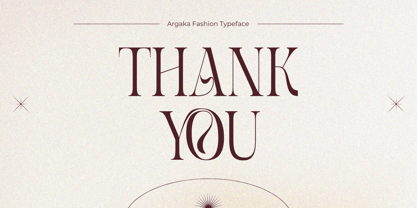 Argaka Fashion Font Poster 8