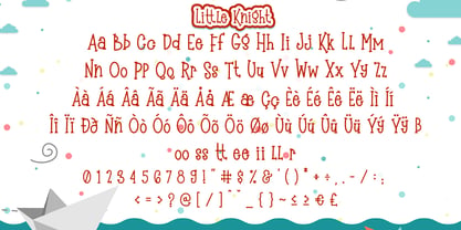 Little Knight Font Poster 9