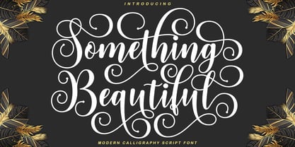Something Beautiful Font Poster 1