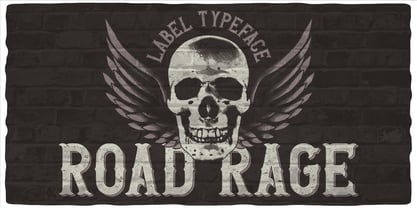Road Rage Font Poster 1