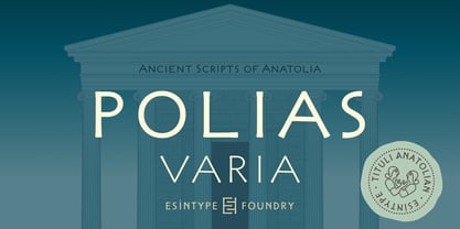 Polias Varia Font Poster 1
