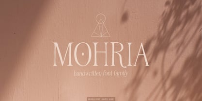 Mohria Font Poster 1