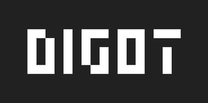 Digot Font Poster 1