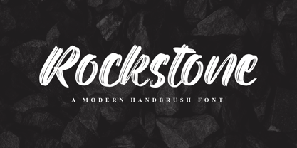 Rockstone Font Poster 1
