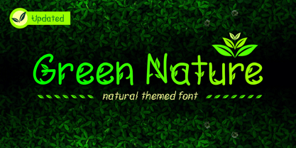 Green Nature Fuente Póster 1