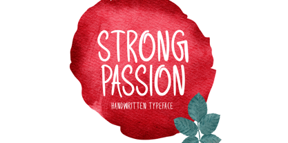 Strong Passion Font Poster 1