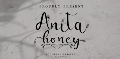Anita Honey Font Poster 1
