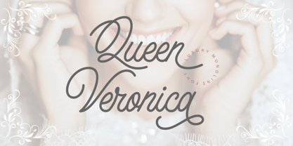 Queen Veronica Font Poster 1